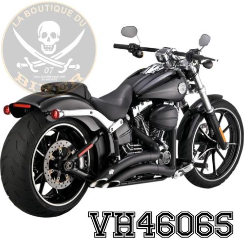 POTS HARLEY FXSB / FXSE 2013-2017 VANCE & HINES EXHAUST BR.BL.PCX.13-17BO 18002589 / 46365