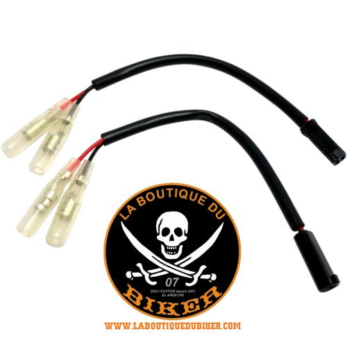 ADAPTATEURS POUR CÂBLE DE CLIGNOTANT SUZUKI...PE20201173 K&S TECHNOLOGIES ADAPTOR WIRE TURN SIGNAL