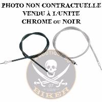 HARLEY CABLE DE COMPTEUR 89CM NOIR...FLHS 87-88 / FLT/C 87 / FLST/C 86-95 / FLSTN / FLSTF...PE 06550042 DRAG SPECIALTIES SPEEDO CABLE BLACK VINYL 35"