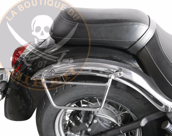 SUPPORTS SACOCHES KAWASAKI VN 900...KLICKFIX CHROME...SP706 SPAAN-LABOUTIQUE DU BIKER