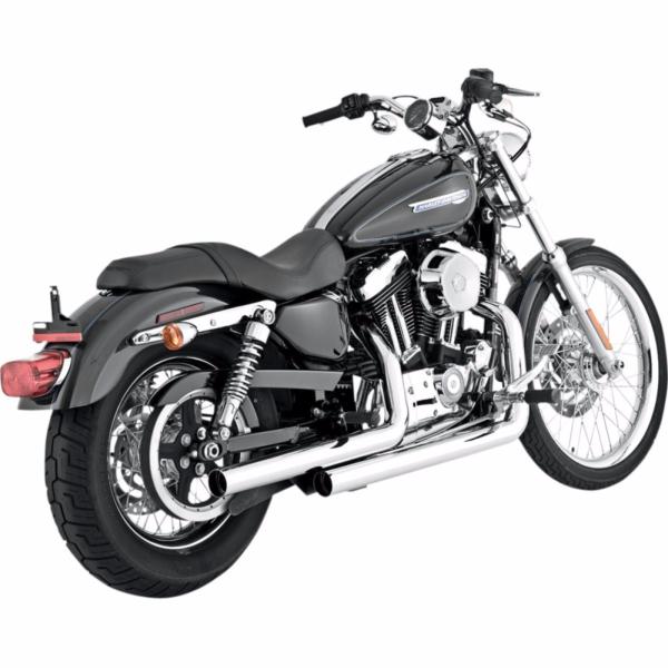 POTS HARLEY SPORTSTER XL 2004-2013 VANCE & HINCES STAIGHTSHOTS CHROME...18001216 / 17821