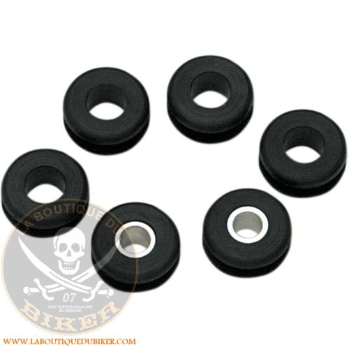 Kit de rondelles isolantes de montage pour réservoir de carburant HD FXST/FLST 1984-1999 / FX/FWWG 1985-1986...PE 19133005 COLONY TANK MNT BUSHINGS 84-99ST