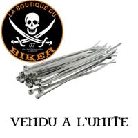 ATTACHE CABLE 10cm CHROME...MCS508511...LA BOUTIQUE DU BIKER