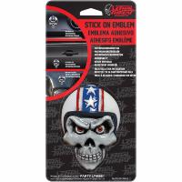 EMBLEME ADHESIF...LT88681 LETHAL THREAT RETRO BIKER SKULL...LA BOUTIQUE DU BIKER
