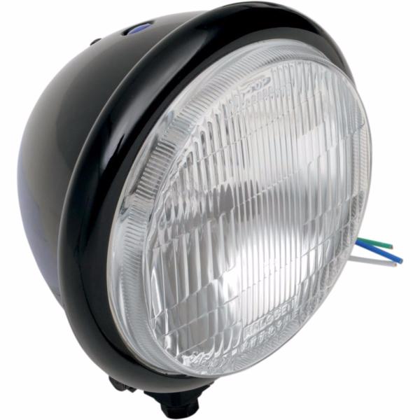 PHARE 140mm DE TYPE NOIR...PE20010553 DRAG SPECIALTIES HEADLIGHT 5.75" BLK 20011122 / 20-6002GBE