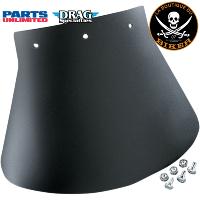 BAVETTE DE GARDE BOUE GRANDE...DRAG SPECIALTIES MUDFLAP BLACK LARGE DS393701 