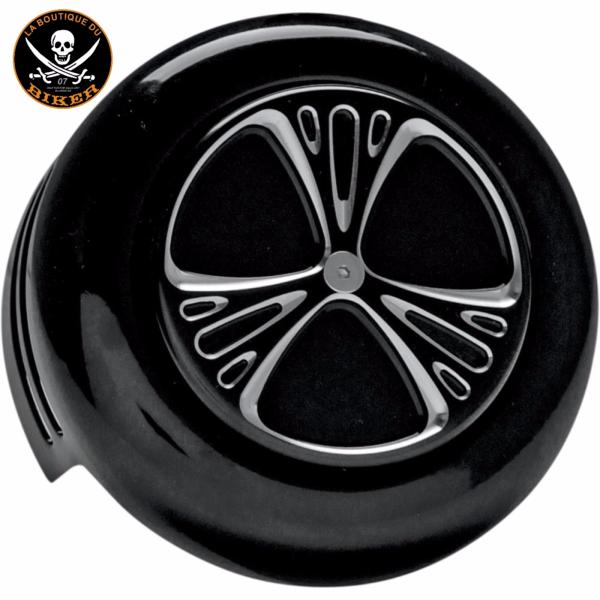 CACHE KLAXON ARLEN NESS...PE21070081 ARLEN NESS COVER HORN BLACK 21070081 / 03-591...LA BOUTIQUE DU BIKER