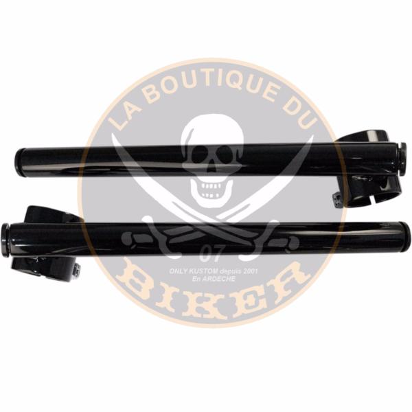 GUIDON BRACELET EN 22 POUR FOURCHE de 36MM...NOIR...PE06012451 EMGO HANDLEBAR 7/8" CLIP-ON BLACK / 23-93136