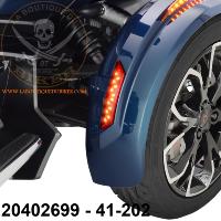 Feu de gabarit pour garde-boue avant arrière CAN-AM SPYDER 2019-2022...SHOW CHROME LED LIGHT CAN-AM AMBER 20402560 / 41-187