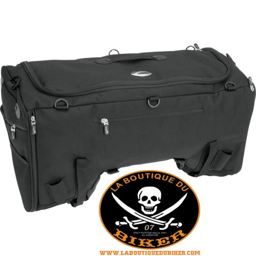 SAC POUR SELLE SADDLEMEN 52 Litres SADDLEMEN SPORT TAIL BAG TEXTILE BLACK...PE35160037...LA BOUTIQUE DU BIKER