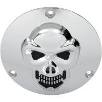 CACHE EMBRAYAGE HD BIG TWIN 1984-1998...PE19020062 DRAG SPECIALTIES SKULL DERBY CVR 70-98 BT 19020062 / 33-0061-PC