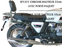 SISSI-BAR MOTO GUZZI V7 III...HAUTEUR 35cm AVEC PORTE PAQUET...SP1501 CHROME  #LABOUTIQUEDUBIKER