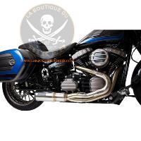 POTS HARLEY FLDE/FLHC/FLHCS/FLSB/FLSL/FXFB/FXFBS/FXLR  Vance & Hines EXHAUST 2-1 SS BR HO M8 18002577 / 27331 #LABOUTIQUEDUBIKER