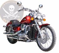 SISSI-BAR HONDA VT750 SPIRIT C2...HAUTEUR 26cm SANS PORTE PAQUET...SP748B CHROME  #LABOUTIQUEDUBIKER