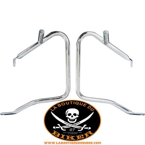 BARRE de PROTECTION SACOCHE HARLEY FLHT / FLHR 2014-2020 CHROME 22mm...PE05051567 DRAG SPECIALTIES SADDLEBAG GUARDS CHROME #LABOUTIQUEDUBIKER