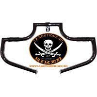 BARRE DE PROTECTION MOTEUR HARLEY FL/FX 2018-2021 NOIR 32mm...PE16240335 LINBAR® FRONT HIGHWAY BAR POWDER-COATED GLOSS BLACK  / BL116-1