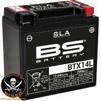 BATTERIE POUR ROYAL ENFIELD CONTINENTAL GT650 / INTERCEPTOR 650 ABS...PE21130634 BS BATTERY BATTERY BTX14L SLA 12V 200 A 21130634 / 300760