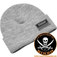 BONNET THOR CHECKER GRIS...PE25013681 THOR BEANIE THOR CHECKER GRAY #LABOUTIQUEDUBIKER