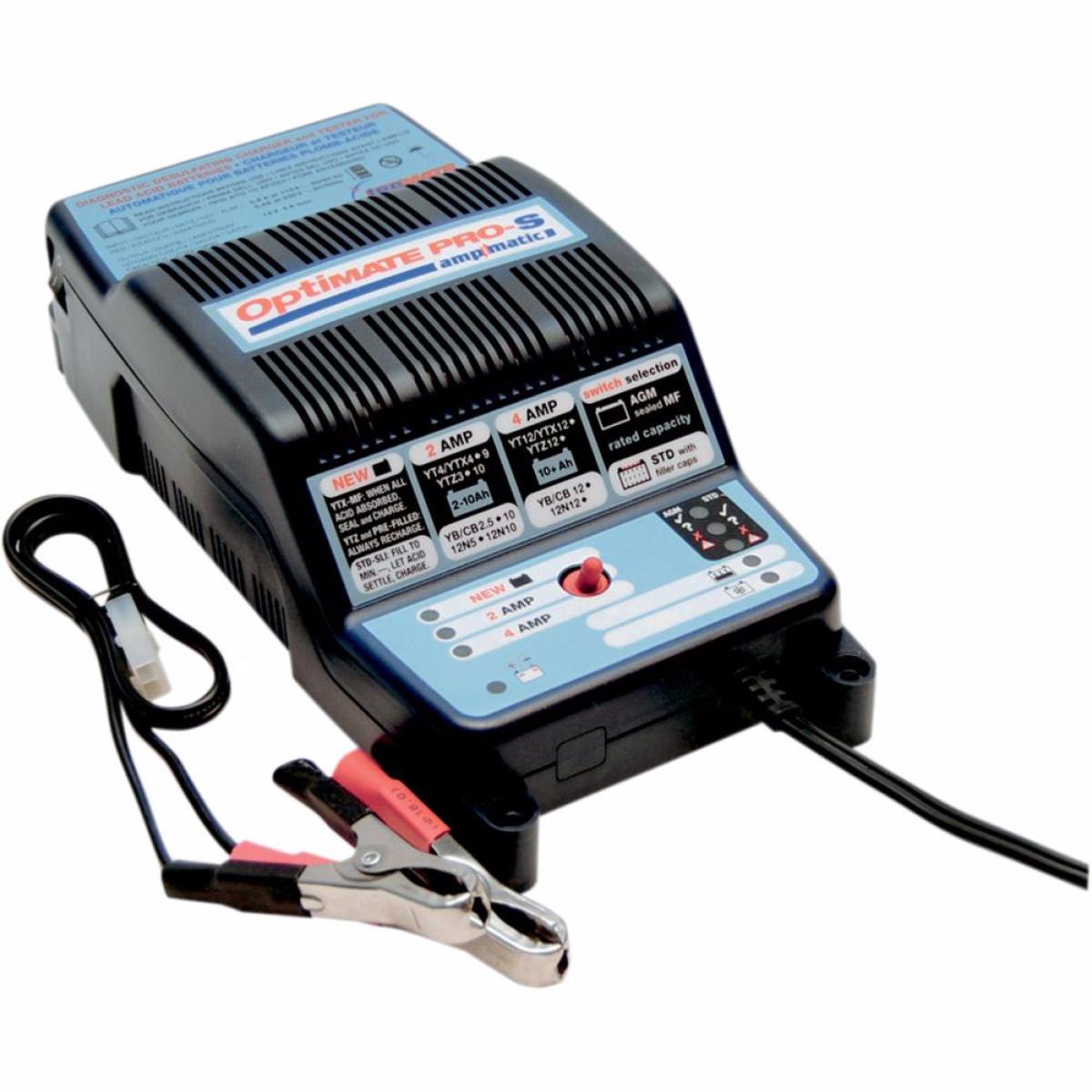 CHARGEUR DE BATTERIE 12V MOTO OPTIMATE PROS AMPMATIC...PE38070125...LA