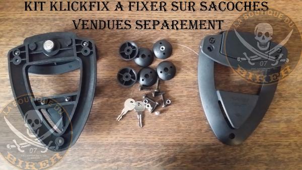 KIT KLIKFIX à FIXER SUR SACOCHE (Non Fournie)..986321 LA PAIRE...LA BOUTIQUE DU BIKER 