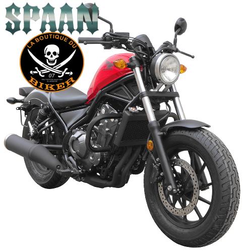 BARRE de PROTECTION MOTEUR HONDA CMX 500 REBEL...SP1420NE NOIR.. LA BOUTIQUE DU BIKER 