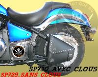 SACOCHE CADRE SOFTAIL NOIR CLASSIC 3 LITRES SANS CLOUS...SP729 SPAAN LA BOUTIQUE DU BIKER