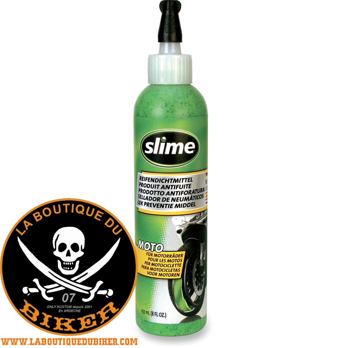 BOMBE ANTI CREVAISON TUBELESSPE03640020 SLIME TUBELESS TIRE SEALANT  237mLLA BOUTIQUE DU BIKER