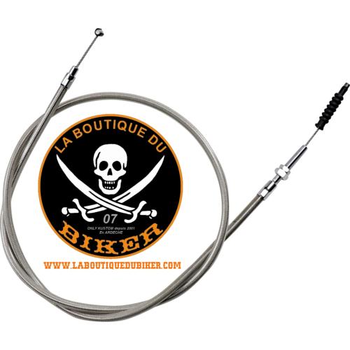 HONDA VT750 C2 ACE..CABLE D'EMBRAYAGE GAINE TRESSé + 15CM...PE06520028 MOTION PRO CABLE CLUTCH S/S HONDA 06520028 / 62-0405