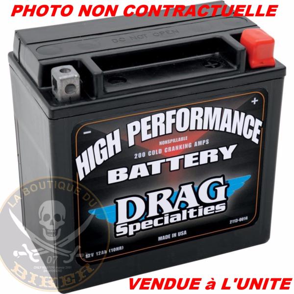 BATTERIE POUR HONDA GOLDWING...DRAG SPECIALTIES BATT DRAG SPEC YTX24HL(EU 21130450 / DRSM7250H