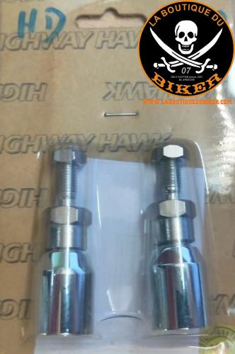 Adaptateur pour rétroviseurs HD...H68-1011 Highway Hawk Turn signal adaptor kit (2 Pcs) to create the ultimate H-D look