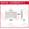 PLAQUETTES DE FREIN NDIAN CHIEF / CHIEFTAIN AVANT TRW MCB595SV...PE17211053 TRW BRAKE PAD SV SINTER PERFORMANCE