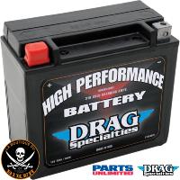 BATTERIE POUR MOTO GUZZI CALIFORNIA 1400 ABS 2013-2017...DRAG SPECIALTIES BATT DRAG SPEC YTX20H (EU) 21130448 / DRSM72RBH