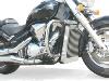 BARRE de PROTECTION MOTEUR SUZUKI C1800 R INTRUDER NOIR...38mm.SP829NE NOIR SPAAN LABOUTIQUEDUBIKER