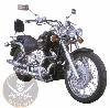 PORTE PAQUET YAMAHA XVS650 DRAG STAR...SPECIAL TOP-CASE CHROME...SP619TC.LA BOUTIQUE DU BIKER