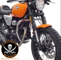 BARRE de PROTECTION MOTEUR MASAI MOTOS 125 Euro4 Blackcafe / Greystone / Muscle SP1413 CHROME...SPAAN LA BOUTIQUE DU BIKER