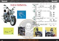 SISSI-BAR SUZUKI 125/250 MARAUDER...HAUTEUR 50cm SANS PORTE PAQUET...SP641CHNE NOIR... LA BOUTIQUE DU BIKER