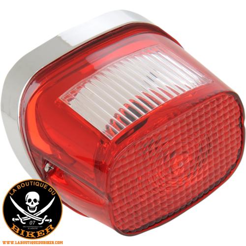 FEU ARRIERE AMPOULE HD 1999-2021...PE20101047  DRAG SPECIALTIES TAILLIGHT ASSEMBLY RED W/ TOP TAG LIGHT #LABOUTIQUEDUBIKER