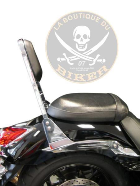 SISSY BAR YAMAHA 950 MIDNIGHT STAR SANS PORTE PAQUET...WIDE CHROME...H522-1049 Highway Hawk Sissy Bar "Wide" for Yamaha XVS 950 A Midnight Star - average height from fender 400 mm high in chrome 