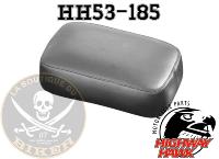 POUF A VENTOUSES 23.50cmX15cm....H53-185 Highway Hawk Motorcycle Soziu Pad Seat synthetic leather black/ length 235 mm width 150 mm