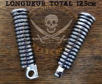 A-N°10 CALE PIEDS DROIT+GAUCHE UNIVERSELS RING DAYTONA / BOBBER / SPYDER...DRAG SPECIALTIES SM REPLACEMENT PEGS F/H.D DS253340 / 17-0958-SC-2