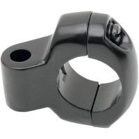 COLLIER POUR RETRO HARLEY NOIR GUIDON 25...DRAG SPECIALTIES CLAMP MILLER'S MIR BLK 06410109 / 0641-0109