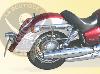 SISSI-BAR HONDA VT750 SHADOW  C4/C5/C6/C7/C8...HAUTEUR 35cm AVEC PORTE PAQUET...SP572 CHROME  #LABOUTIQUEDUBIKER