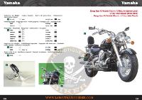 SISSY BAR YAMAHA 650 DRAG STAR CLASSIC...HAUTEUR 50cm AVEC PORTE PAQUET...SP489CHNE NOIR... LA BOUTIQUE DU BIKER