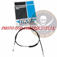 HARLEY SPORTSTER 1986-2013...CABLE D'EMBRAYAGE 189.5 cm NOIR...PE 06521403 DRAG SPECIALTIES CLUTCH CABLE HIGH EFFICIENCY BLACK VINYL 74 11/16"