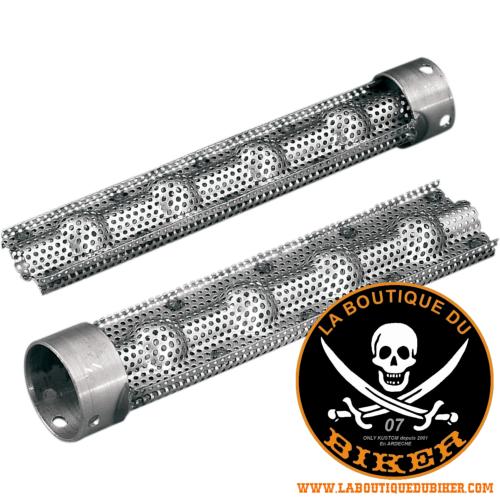 CHICANES POUR POT DE 44.5mm...LA PAIRE...DS202012 KHROME WERKS HP-PLUS® DRAG PIPE BAFFLES FOR 1.75" PIPES