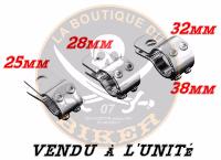 COLLIER EN DIAMETRE 32 CHROME...PE24040363 DRAG SPECIALTIES UNIVERSAL CLAMP 3-PIECES 1.25" CHROME