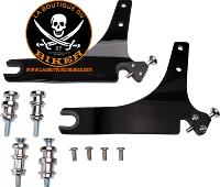 SISSI-BAR HD SOFTAIL FLSB A PARTIR DE 2018...HAUTEUR 28cm SANS PORTE PAQUET NOIR...COBRA DTCH BKRST MINI FLSB 15010620 / 602-2031B