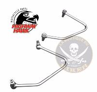 SUPPORTS SACOCHES YAMAHA 125 DRAG STAR...H662-027 Highway Hawk Packtaschenbügel Set in Chrom for Yamaha XVS 125 Drag Star, XVS 1100 Drag Star...LA BOUTIQUE DU BIKER