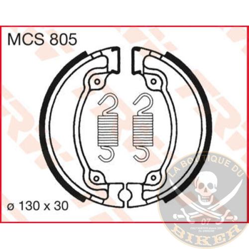 FREIN HONDA 125 REBEL ARRIERE  MÂCHOIRES DE FREIN STANDARD...PE17230355 TRW BRAKE SHOES STANDARD MCS805