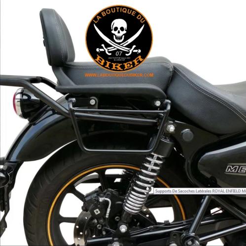 SUPPORTS SACOCHES ROYAL ENFIELD METEOR 350...KLICKFIX NOIR...SP1775NE LABOUTIQUEDUBIKER